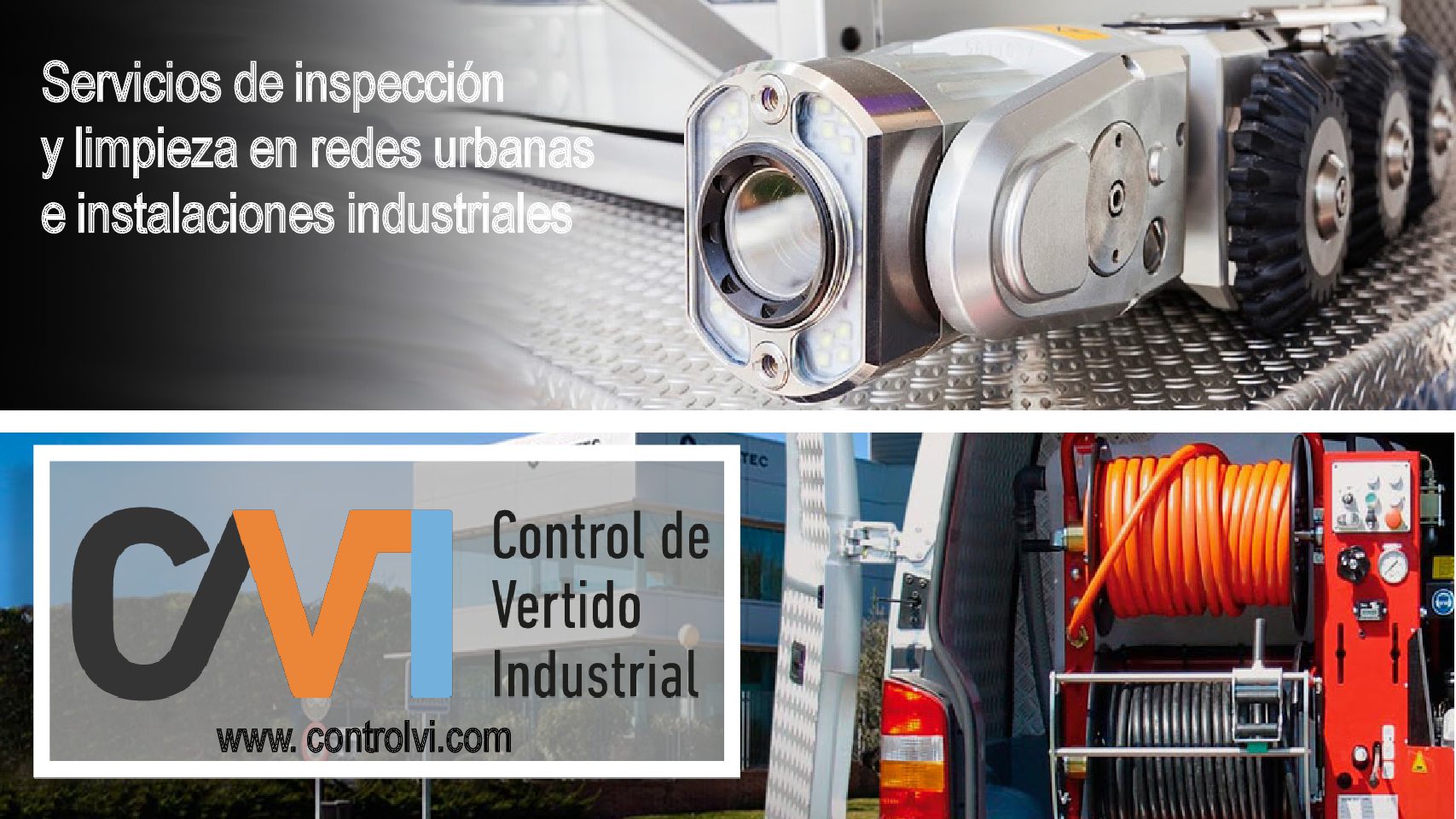 Nuevos servicios de inspección y limpieza de redes de alcantarillado y conducciones industriales